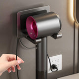 Maxbell Hair Dryer Holder Bathroom Blow Dryer Rack for Dormitories Salon Shower Room