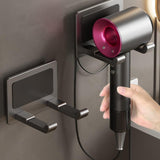 Maxbell Hair Dryer Holder Bathroom Blow Dryer Rack for Dormitories Salon Shower Room