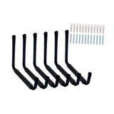 Maxbell 6 Pieces Garage Hooks Hangers Heavy Duty Tools Display for Canoe Indoor Bike