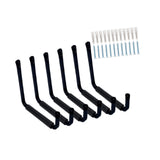 Maxbell 6 Pieces Garage Hooks Hangers Heavy Duty Tools Display for Canoe Indoor Bike