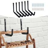 Maxbell 6 Pieces Garage Hooks Hangers Heavy Duty Tools Display for Canoe Indoor Bike