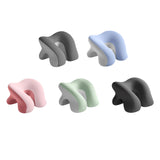 Maxbell Desk Napping Pillow Headrest Portable Face Down Pillow for Car Travel School Gray