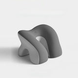 Maxbell Desk Napping Pillow Headrest Portable Face Down Pillow for Car Travel School Gray