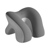 Maxbell Desk Napping Pillow Headrest Portable Face Down Pillow for Car Travel School Gray