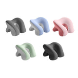 Maxbell Desk Napping Pillow Headrest Portable Face Down Pillow for Car Travel School Gray