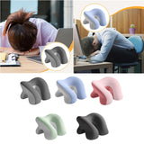 Maxbell Desk Napping Pillow Headrest Portable Face Down Pillow for Car Travel School Gray