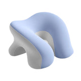 Maxbell Desk Napping Pillow Headrest Portable Face Down Pillow for Car Travel School Blue