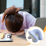 Maxbell Desk Napping Pillow Headrest Portable Face Down Pillow for Car Travel School Blue