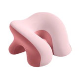Maxbell Desk Napping Pillow Headrest Portable Face Down Pillow for Car Travel School Pink