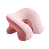 Maxbell Desk Napping Pillow Headrest Portable Face Down Pillow for Car Travel School Pink