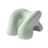 Maxbell Desk Napping Pillow Headrest Portable Face Down Pillow for Car Travel School Green