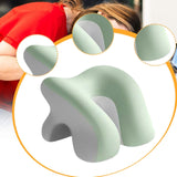 Maxbell Desk Napping Pillow Headrest Portable Face Down Pillow for Car Travel School Green