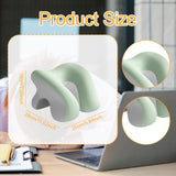Maxbell Desk Napping Pillow Headrest Portable Face Down Pillow for Car Travel School Green