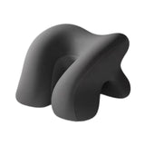 Maxbell Desk Napping Pillow Headrest Portable Face Down Pillow for Car Travel School Dark Gray