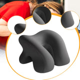 Maxbell Desk Napping Pillow Headrest Portable Face Down Pillow for Car Travel School Dark Gray