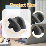 Maxbell Desk Napping Pillow Headrest Portable Face Down Pillow for Car Travel School Dark Gray
