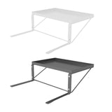 Maxbell Bed Bedside Shelf Clip on Decor Accessories NightStand for Dorm Bedroom Home White