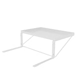Maxbell Bed Bedside Shelf Clip on Decor Accessories NightStand for Dorm Bedroom Home White