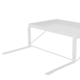 Maxbell Bed Bedside Shelf Clip on Decor Accessories NightStand for Dorm Bedroom Home White