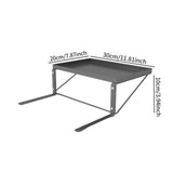 Maxbell Bed Bedside Shelf Clip on Decor Accessories NightStand for Dorm Bedroom Home Black