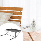 Maxbell Bed Bedside Shelf Clip on Decor Accessories NightStand for Dorm Bedroom Home Black
