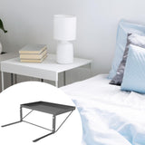 Maxbell Bed Bedside Shelf Clip on Decor Accessories NightStand for Dorm Bedroom Home Black