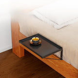 Maxbell Bed Bedside Shelf Clip on Decor Accessories NightStand for Dorm Bedroom Home Black
