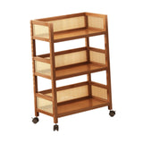 Maxbell Mobile Utility Cart Fruits and Vegetable Holder Rolling Book Cart for Garage