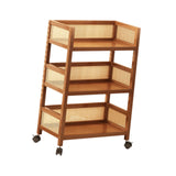 Maxbell Mobile Utility Cart Fruits and Vegetable Holder Rolling Book Cart for Garage