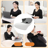 Maxbell Reading Pillow Soft Convenient Lap Desk Pillow for Couch Sofa Sitting in Bed