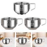 Maxbell Stainless Steel Water Cup Travel Adults Restaurant Tea Coffee Mug for Juices Rat