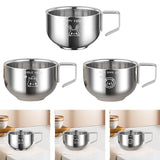 Maxbell Stainless Steel Water Cup Travel Adults Restaurant Tea Coffee Mug for Juices Rat