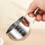 Maxbell Stainless Steel Water Cup Travel Adults Restaurant Tea Coffee Mug for Juices Rat