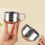 Maxbell Stainless Steel Water Cup Travel Adults Restaurant Tea Coffee Mug for Juices Rat