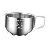 Maxbell Stainless Steel Water Cup Travel Adults Restaurant Tea Coffee Mug for Juices Bunny