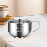 Maxbell Stainless Steel Water Cup Travel Adults Restaurant Tea Coffee Mug for Juices Bunny