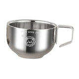 Maxbell Stainless Steel Water Cup Travel Adults Restaurant Tea Coffee Mug for Juices Lion