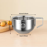 Maxbell Stainless Steel Water Cup Travel Adults Restaurant Tea Coffee Mug for Juices Lion