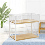 Maxbell Under Desk Organizer Rack Mesh Storage Shelf for Kids Room Dormitory Bedroom white