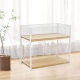 Maxbell Under Desk Organizer Rack Mesh Storage Shelf for Kids Room Dormitory Bedroom white