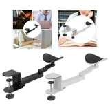 Maxbell Arm Rest for Desk Adjustable Sturdy Universal Extension Platform Arm Support Black