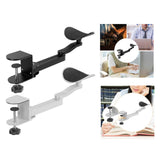 Maxbell Arm Rest for Desk Adjustable Sturdy Universal Extension Platform Arm Support Black