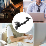Maxbell Arm Rest for Desk Adjustable Sturdy Universal Extension Platform Arm Support Black