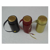 Maxbell 100 Pieces Wine Bottle Caps Bottle Sleeves for Home Use Kitchen Wine Cellars Black