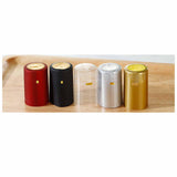 Maxbell 100 Pieces Wine Bottle Caps Bottle Sleeves for Home Use Kitchen Wine Cellars Black
