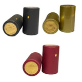 Maxbell 100 Pieces Wine Bottle Caps Bottle Sleeves for Home Use Kitchen Wine Cellars Black