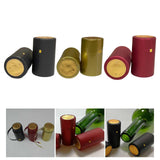 Maxbell 100 Pieces Wine Bottle Caps Bottle Sleeves for Home Use Kitchen Wine Cellars Black