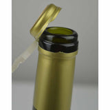 Maxbell 100 Pieces Wine Bottle Caps Bottle Sleeves for Home Use Kitchen Wine Cellars Gold