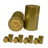 Maxbell 100 Pieces Wine Bottle Caps Bottle Sleeves for Home Use Kitchen Wine Cellars Gold