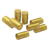 Maxbell 100 Pieces Wine Bottle Caps Bottle Sleeves for Home Use Kitchen Wine Cellars Gold